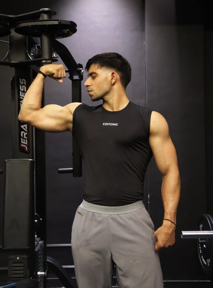 Coitonic Compression Sleeveless Tank ( Black )