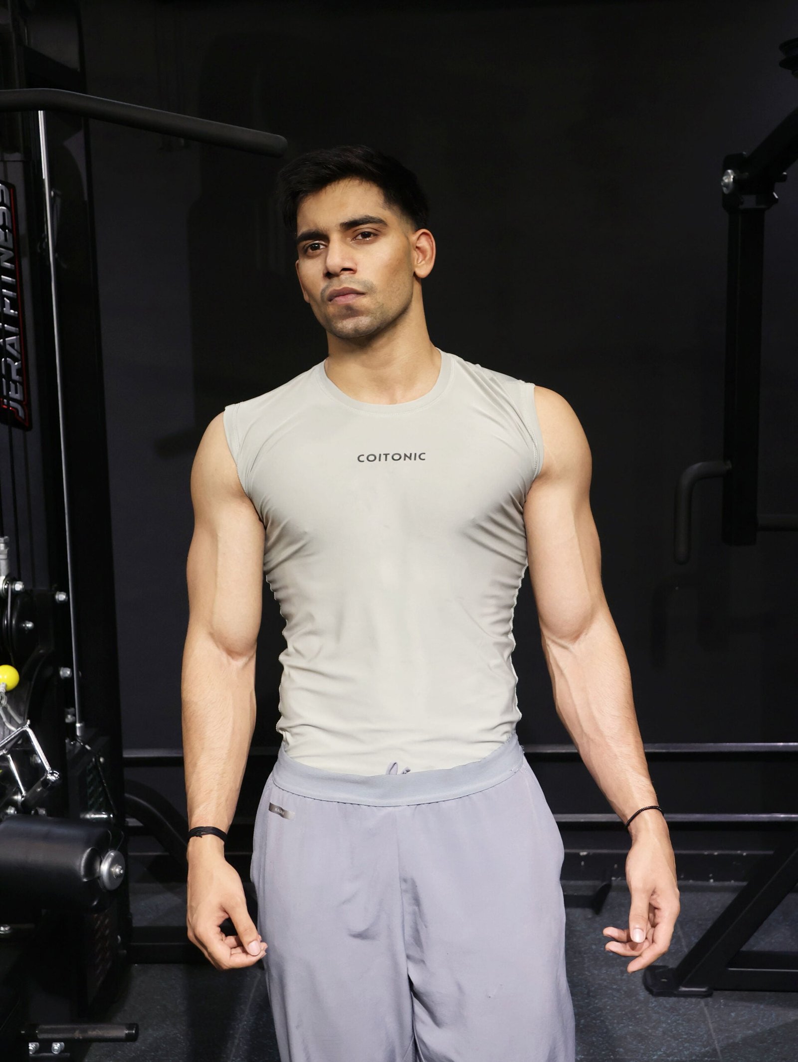 Coitonic Compression Sleeveless Tank ( Grey )