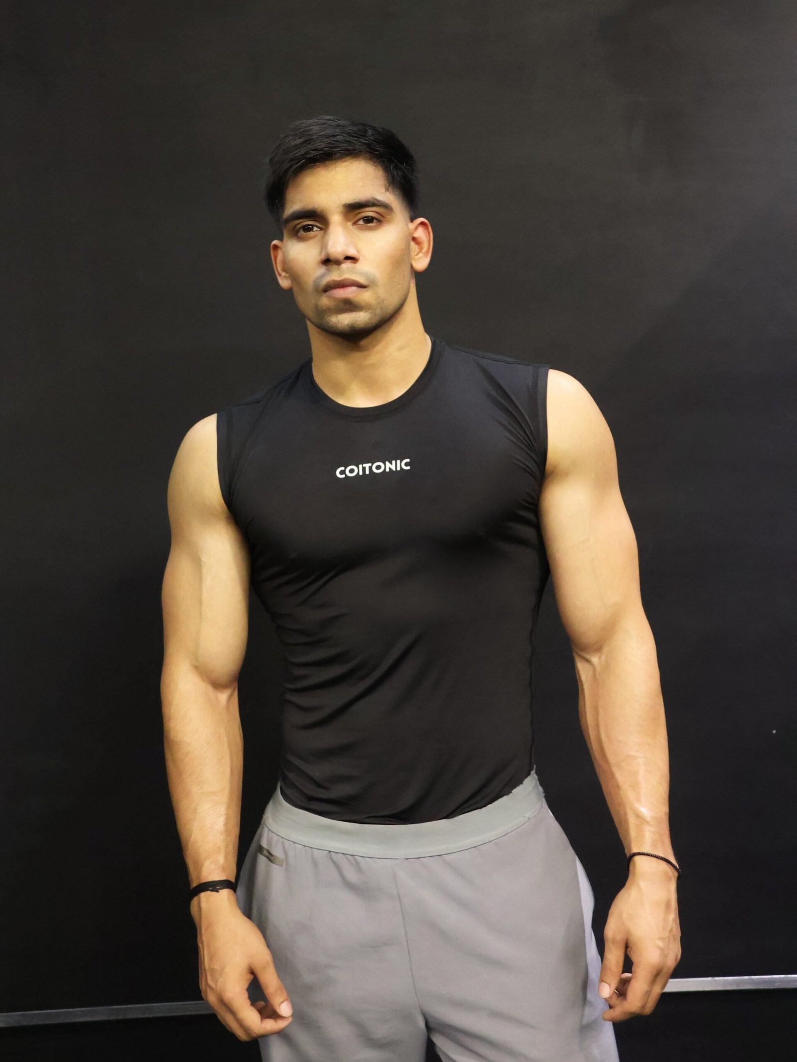 Coitonic Compression Sleeveless Tank ( Black ) - Image 2