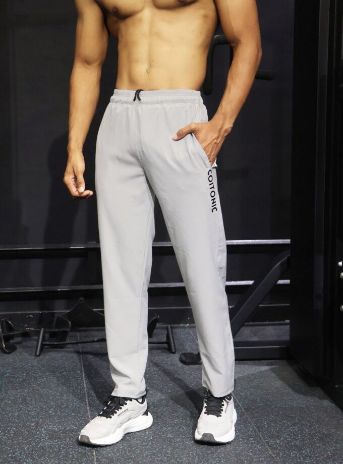 Coitonic Slim Fit Track Pant - Light Grey